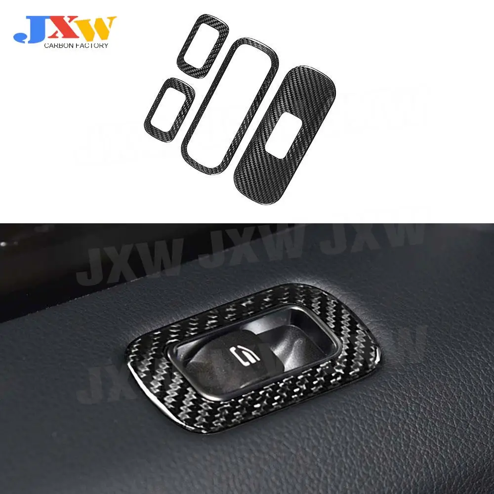 

Carbon Fiber Car Door Window lifter Panel Frame Accessorise Sticker For Mercedes Benz G Class W464 G500 G63 AMG 2019-2020
