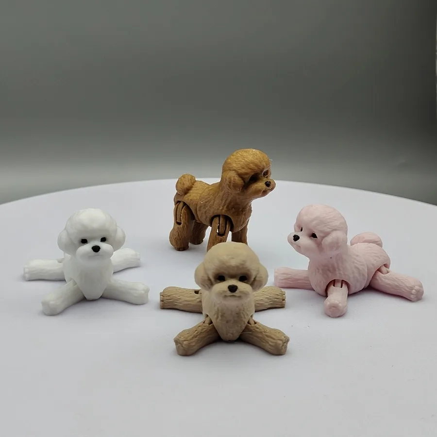 Elegant 3D Printed Poodle Statue - Versatile Dog Decoration