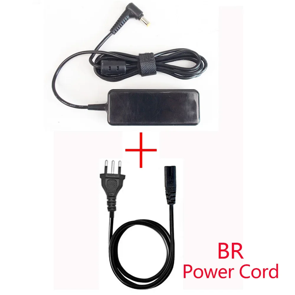 Slim Power Laptop AC Adapter Charger, 19V 2.37A