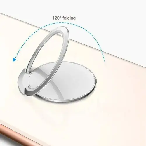 Extremely Thin Luxury Metal Mobile Phone Socket Holder Universal Telephone Magnetic Car Bracket Stand Accessories Finger Ring - Image 5