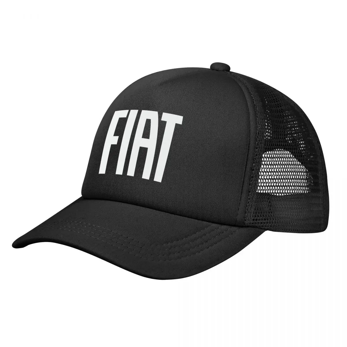 

New Fiat Letter Mesh Baseball Cap Men Women Breathable Snapback Dad Hat Bone Outdoor Trucker Hip Hop Caps