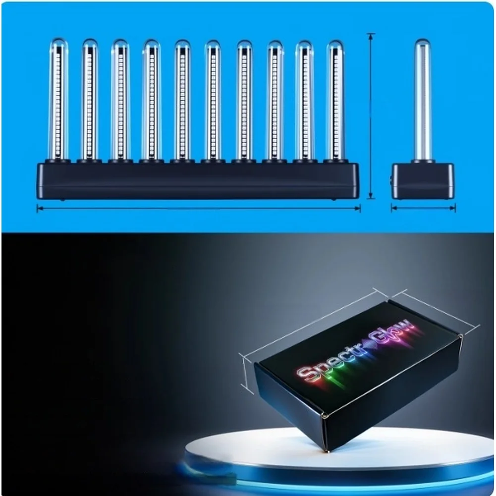 SPECTRUM RGB LED 오디오 비주얼라이저 게임룸 조명 240개 LED 8가지 시각 효과 12가지 감도 8가지 밝기 조절 가능