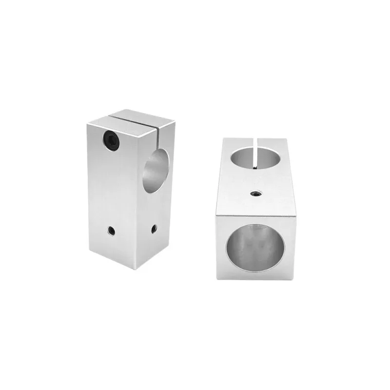 Shaft Connector Shaft Coupler Rigid Shaft Coupler Pipe Frame Connector T-type Fixed Column Optical Shaft Cross Connector Clamp Block Inner Hole Diameter 8 10 12 15 16 20 25 30 mm