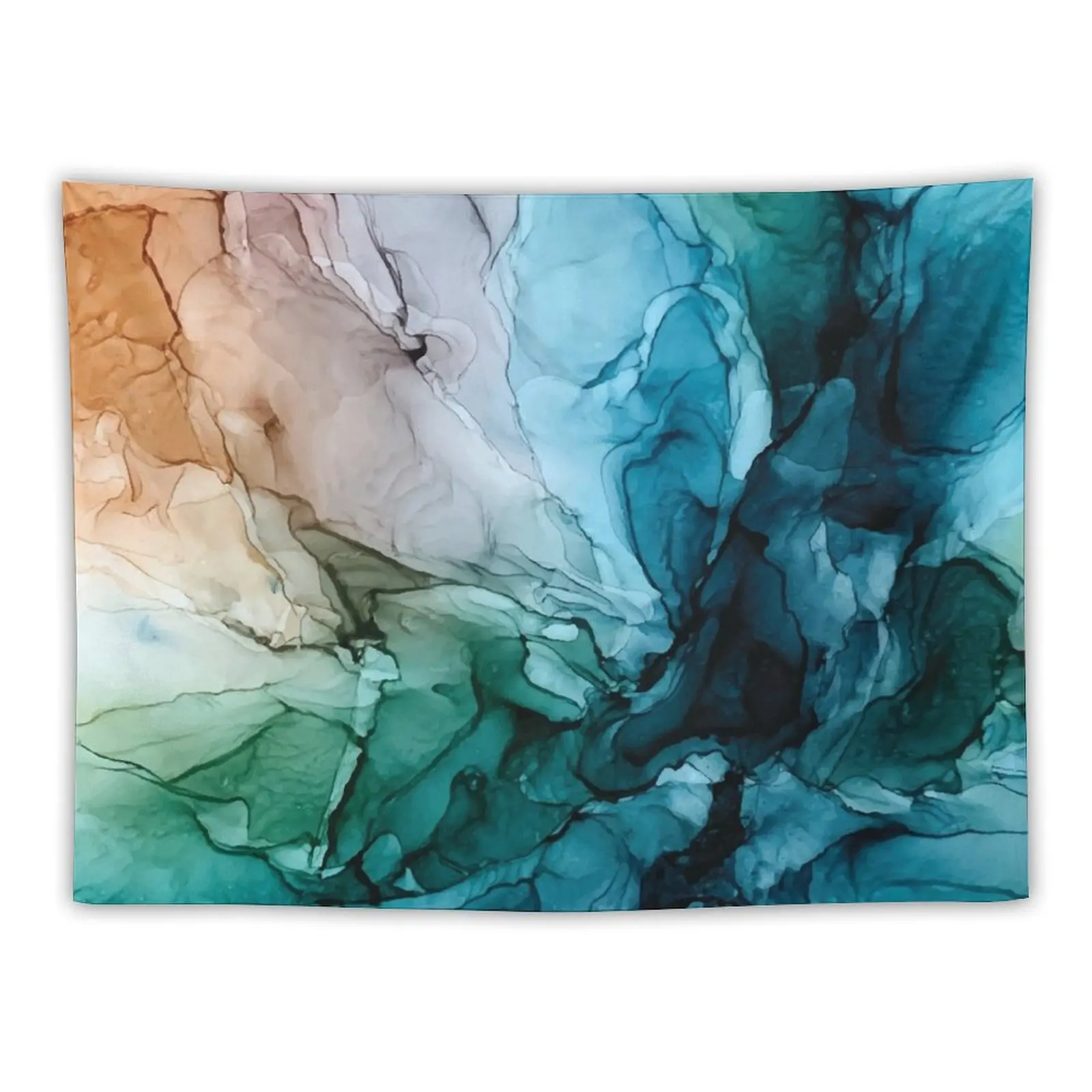 

Salty Shores Colorful Abstract Painting Tapestry Wall Mural Room Decoration Aesthetic Wall Hanging Wall Tapestry