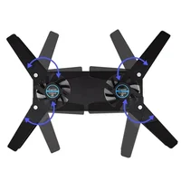 USB Powered Cooling Dock Laptop Cooling Pad Air-cooling Laptop Cooler Bracket 2 Fan for Notepad Universal 7 15" 1 Notebook Stand - Image 5