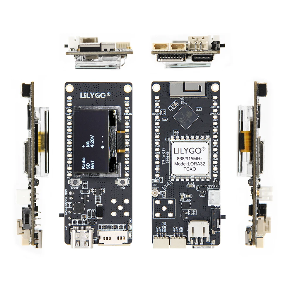 ® T3 V3.0 ESP32 WiFi & Bluetooth DEV Board SX1276 LoRa Module With 0.96-inch SSD