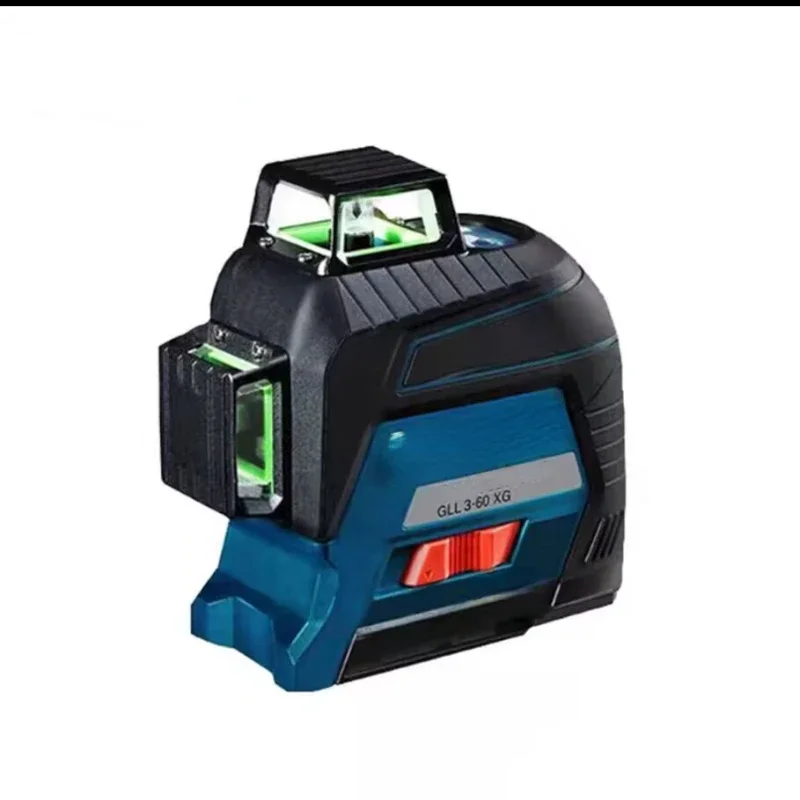 

Оригинальный зеленый лазер с самовыравниванием, 12 линий, Горизонтальная и вертикальная перекрестная линия в помещении и на улице