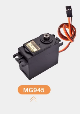 Description Picture 6 of item1pc Metal Gear MG945 MG995 MG996R Servo Motor 180 360 Servomotor Analog for RC Arduino Robot Toys Model Airplane Mini Car Boat