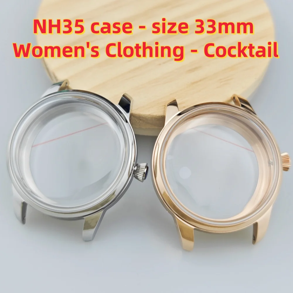 MOD NH34 NH35 ヴィンテージ 1655 ケース&ブレスセット Amazon.com: NH35 Case 42mm Watch Case for Watch Mod NH34