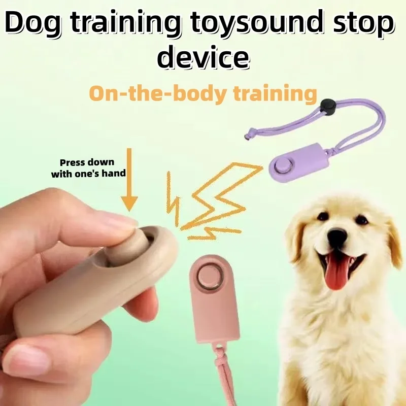 Dog Training Clicker with Non-Slip Matte Finish and Adjustable Strap