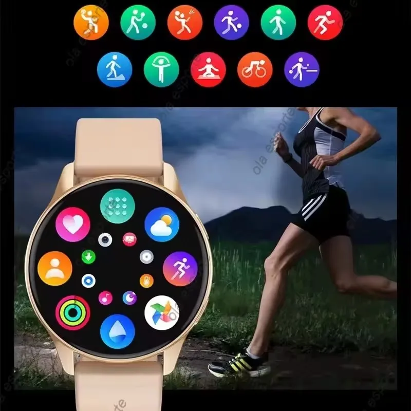 Women Bluetooth Call Smart Watch HeartRate Blood Pressure Monitoring Smartwatches Waterproof Men Smartwatch Android IOS 5