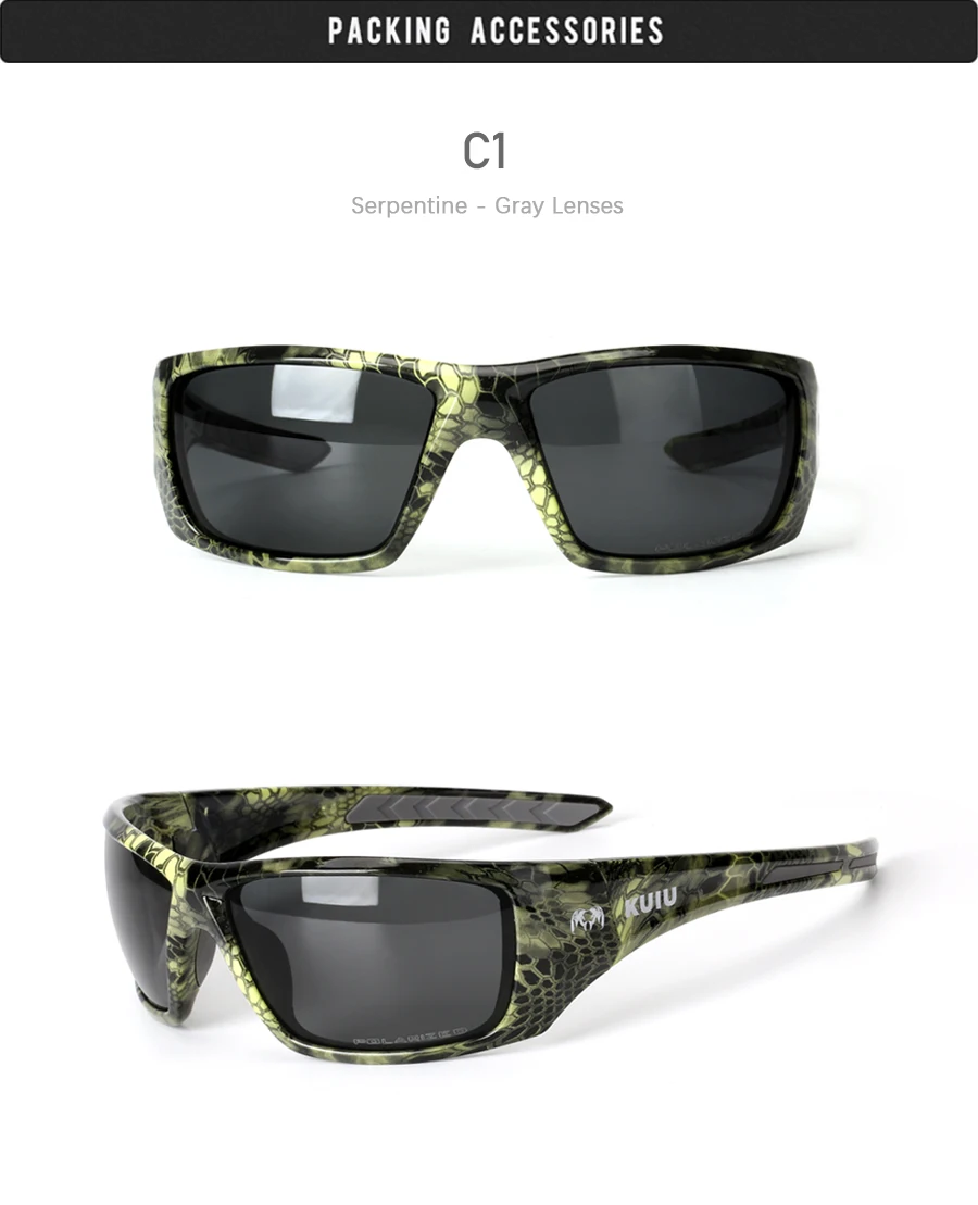 KUIU brand polarized sunglasses outdoor sports hunting fishing sunglasses anti-reflective performance glass camouflage tactics KUIU brand polarized sunglasses outdoor sports hunting fishing sunglasses anti-reflective performance glass camouflage tactics