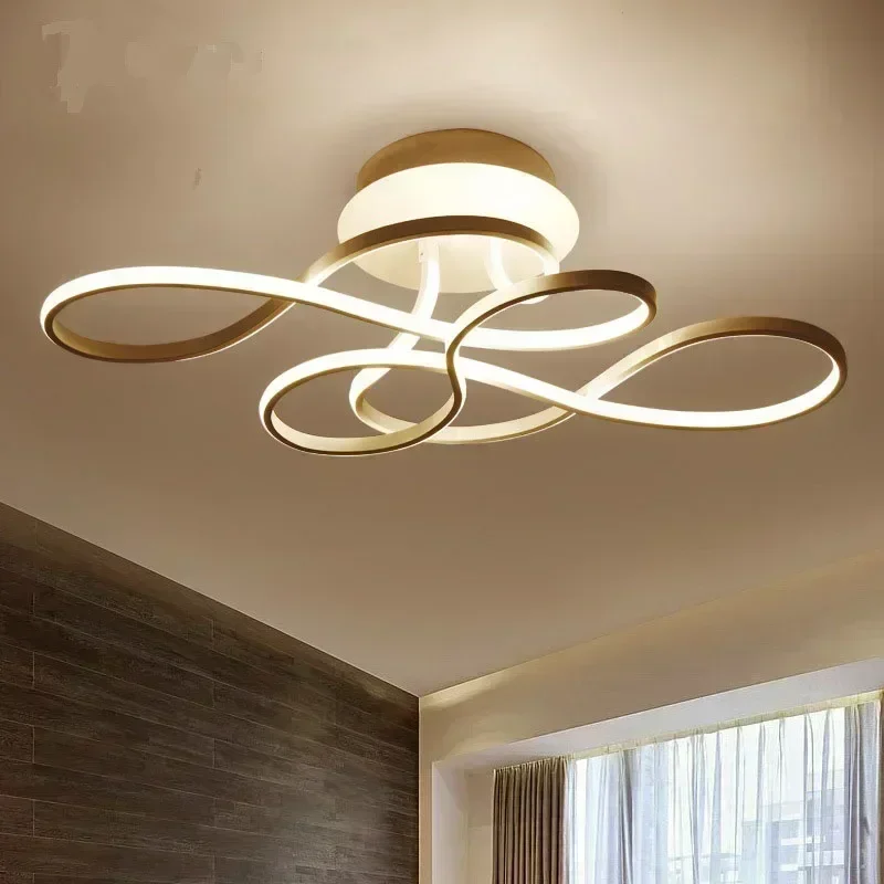 Plafonnier LED au Design Moderne, Luminaire Décoratif d'Nik, Idéal pour un Salon, une Salle à Manger, une Chambre à Coucher, un Allée ou un délégations