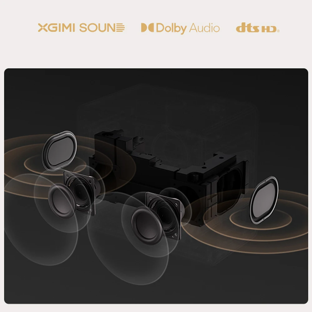 XGIMI RS 10 미니 트리플 컬러 레이저 프로젝터, DLP 풀 HD 프로젝터, 4K 비디오 지지대, 안드로이드 와이파이 홈 시어터, 2024 신제품