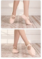 Girls Ballet Shoes For Woman Kids Ballet Slippers Women Ballet Flats Children Practise Dance Shoe Soft Sole Canvas Training Shoe