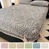 new plush mattress cover for bed,stretch soft material fitted sheet, keep warm,dust protector,machine washable 90X200,180X200 1