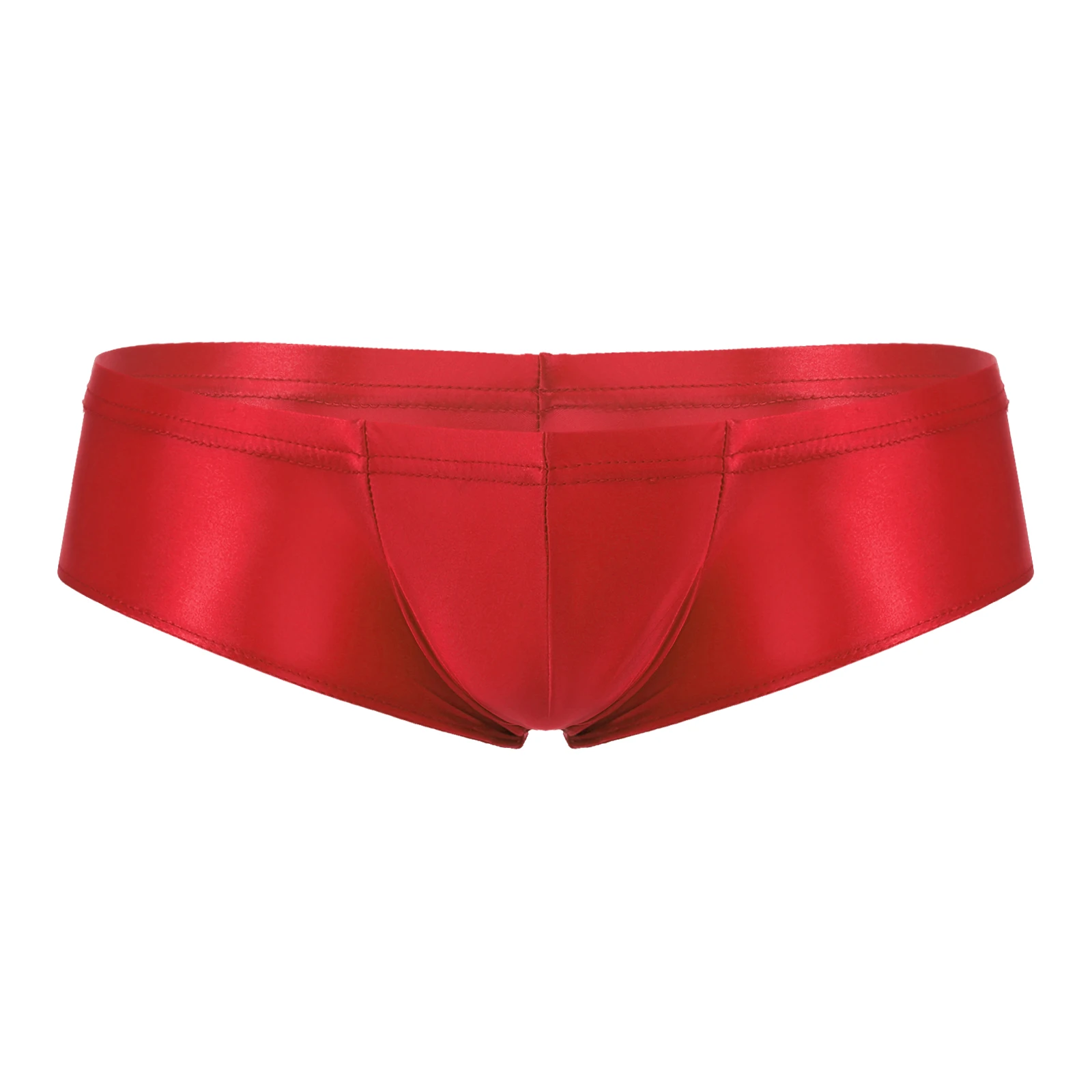 thumbnail image 1 of Traje de baño para hombre, traje de baño de Color sólido, calzoncillos de tiro bajo, bragas con cintura elástica, ropa interior para tomar el sol en Fiesta EN LA Piscina de playa, 1 of 5