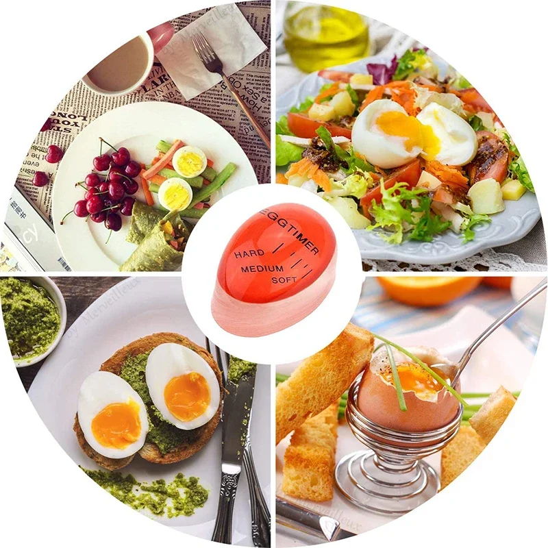 Kitchen Hard Boiled Egg Timer Egg Perfect Color Changing Timer for Soft Hard Boiler Cooking Tools Eco-Friendly Tool egg timer