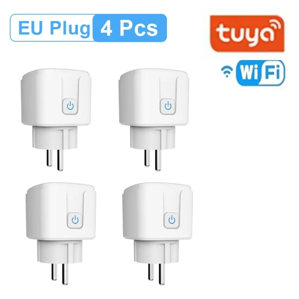 Smart WiFi Plug with Power Monitoring and Remote Control - Compatible with Smart Home Assistants