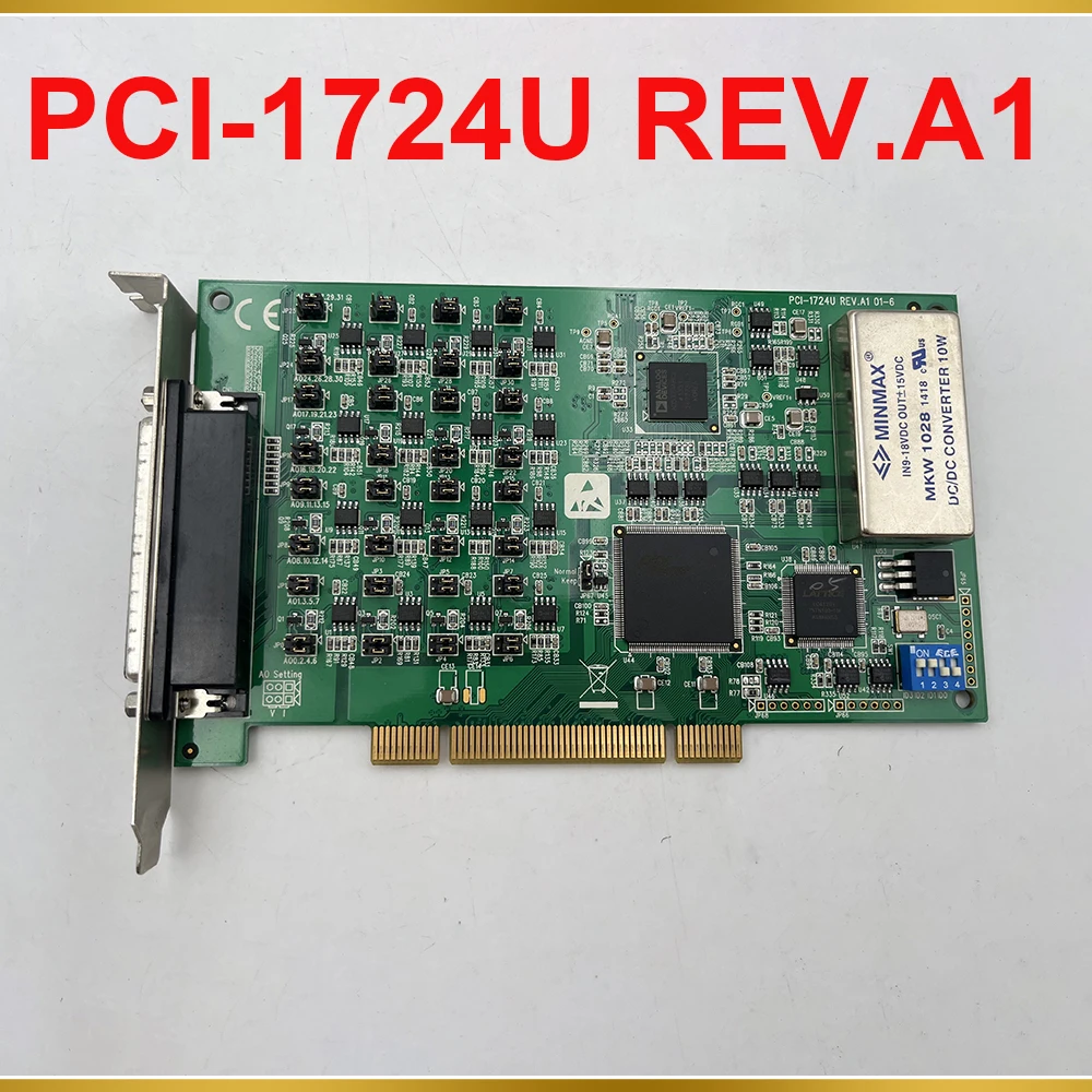 

14 Bit 32-Channel Isolated Analog Output Card For Advantech Data Capture Card PCI-1724U REV.A1
