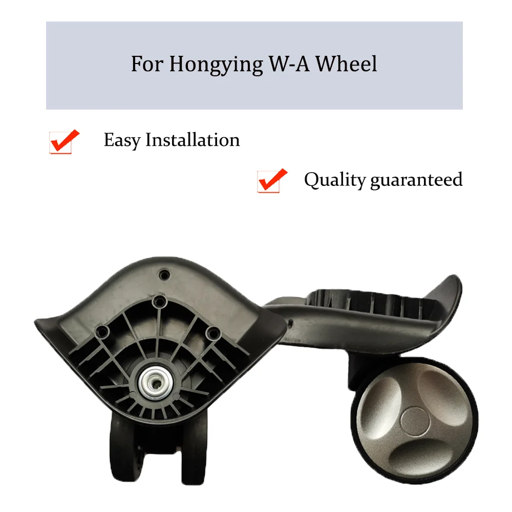 For Hongying W-A Nylon Luggage Wheel Trolley Case Wheel Pulley Sliding Casters Universal Wheel Repair Slient Wear-resistant