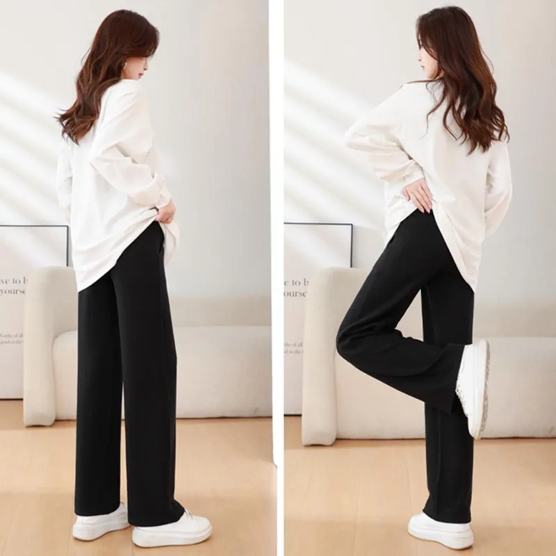 Maternity Clothing Woman Pregnancy Loose Straight High Waist Spring Summer Thin Cotton Maternity Wear ropa embarazada M-5XL 4
