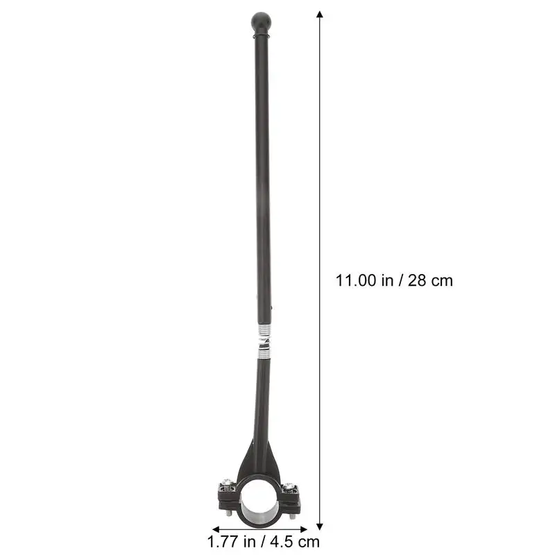 Teleskop-Fahnenstange Für Motorrad & Fahrrad - Verstellbarer Aluminium Mast 120cm