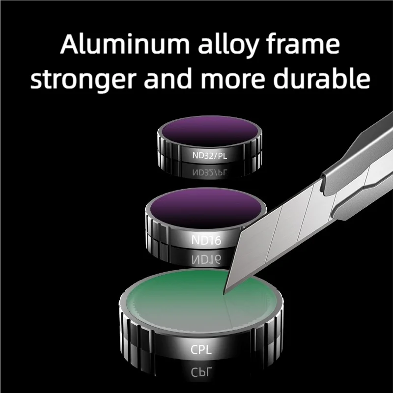 Filtres pour drone DJI Mini 3 Pro - Lot de 7 UV CPL ND