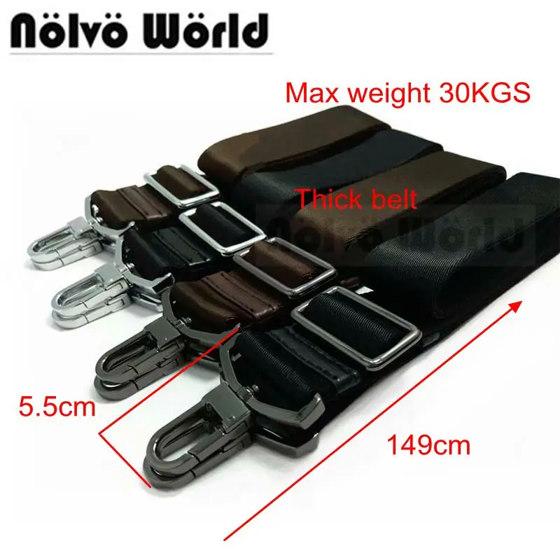 38mm wide thick nylon belt powerful accessory,men bags long shoulder strap,replace man briefcase bag straps bag laptop bag strap