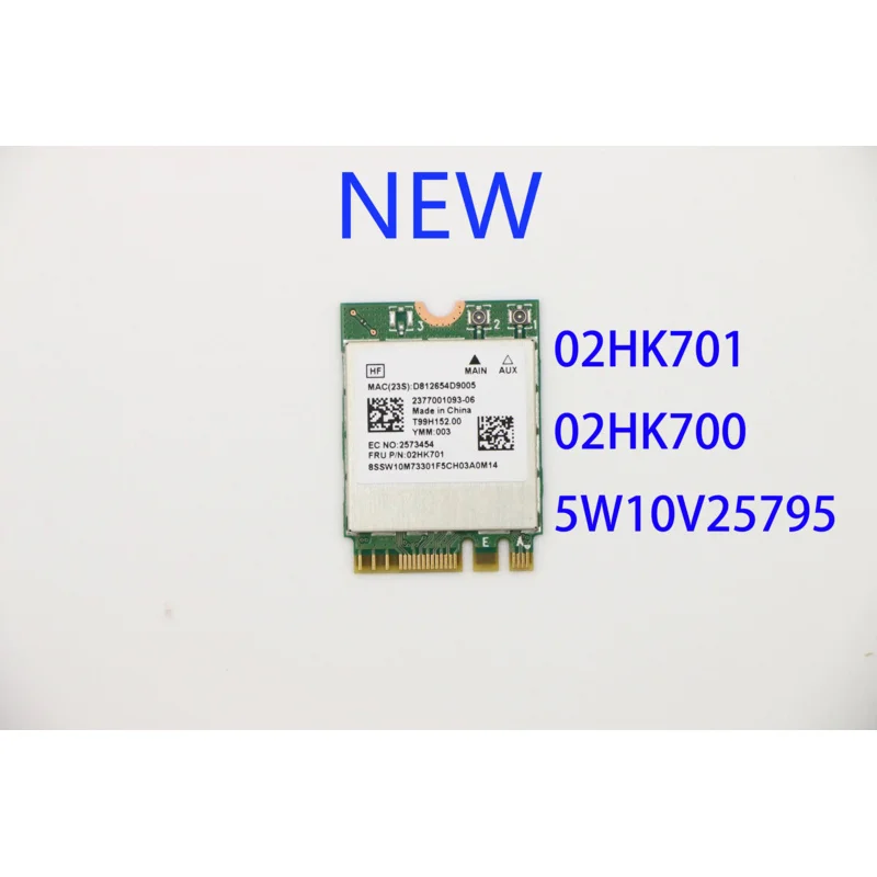 

RTL8822CE 8822CE 802.11AC беспроводной WiFi 867 Мбит/с Bluetooth 5,0 NGFF FRU 02HK701 5W10V25795 02HK700 для Lenovo E460 E465 E470
