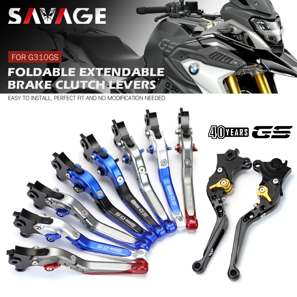 

Folding Brake Clutch Levers For BMW G310GS 2017-2020 G 310 GS G310 K02 Motorcycle Extending Adjustable Control Handles 40 YEARS
