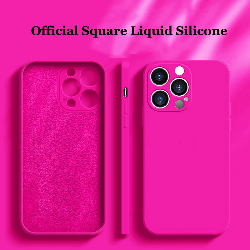 best case for iphone 12 pro max ASTUBIA Silicone Official Phone Case For iPhone 11 13 12 Pro Max Mini XS XR Max 7 8 SE 2020 X Plus Lens Protection Back Cover iphone 12 pro max leather case