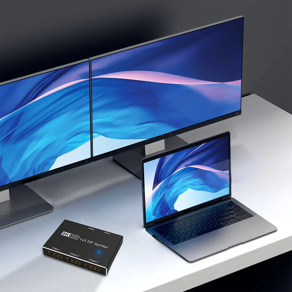 Ƽ  ø Ʈ MST SST  , 1  3 ƿ ÷ Ʈ, 8K 1X3 DP ø, 8K @ 60Hz, 4K @ 120Hz
