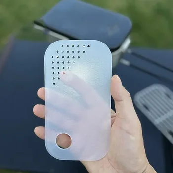 Portable Mini Chopping Board with Drainage Holes Non Slip Surface Food Grade Lightweight Cutting Mat for Outdoor Camping Picnic