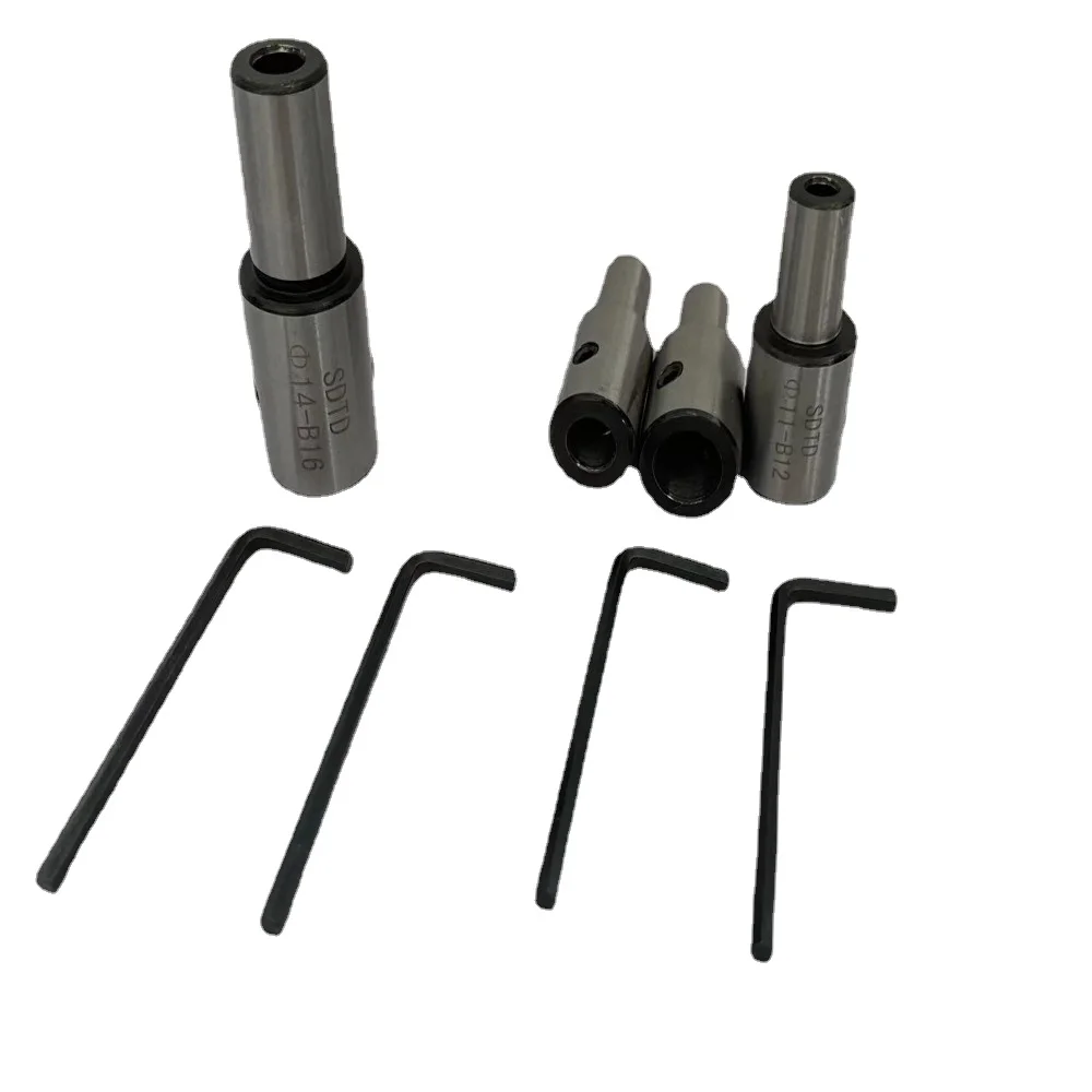 OUIO 1pcs 5mm 6 8 10 12 14 15 16mm drill chuck connecter B10 B12 B16 B18 tapper chuck adapter for drilling machine