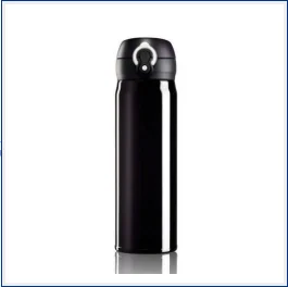 2022 Creative Gift Portable Lock Bounce Stainless Steel Insulation Vacuum Cup Thermos Universal Thermos Flask Water Bottle Cute 