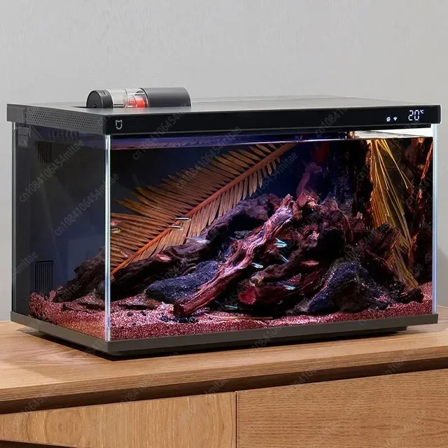 Xiaomi Mijia Smart Fish Tank Work with Mijia APP Mobile Controlled Remote Feeding Smart Lighting System Light Aquarium MYG100 5