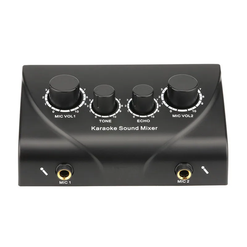 EU Plug Karaoke echo sound mixer Karaoke Sound Mixer Audio System Digital Audio Sound Echo Mixer System Players