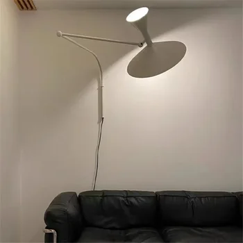 Marseille Wall Lamp Creative Sconce Lamp Adjustible Industrial Design Light for Living Room Rotatable Bedroom Bedside Lamp 4