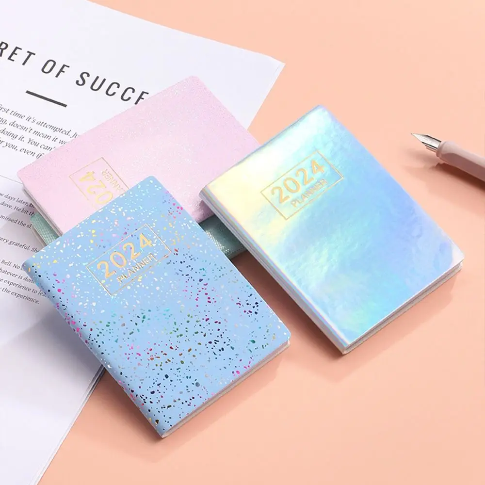 

Дневник-планировщик А7 для записей, карманный мини-блокнот, простой планировщик, органайзер для расписания, лазерный дневник, блокнот, офисные принадлежности