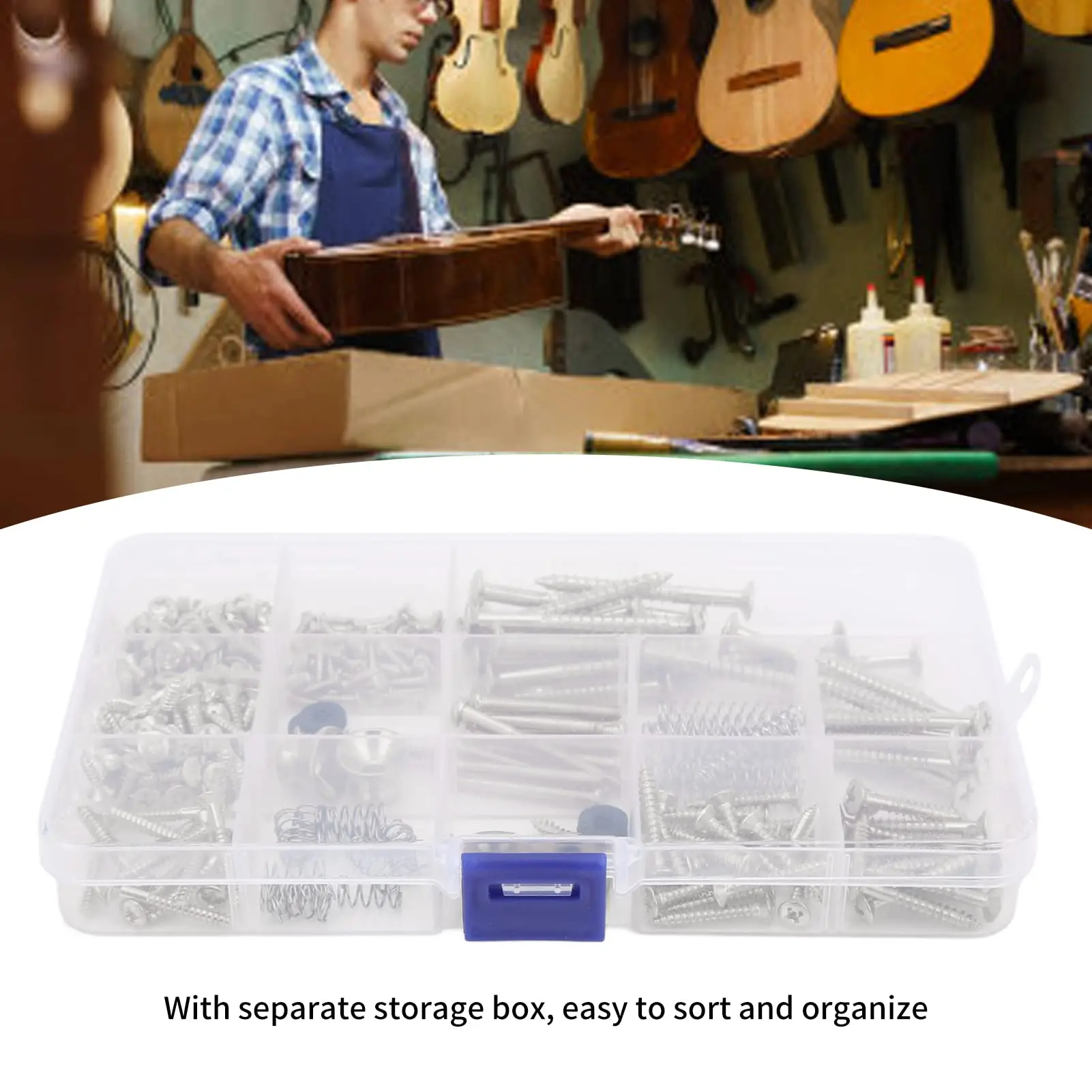 Viti Di Montaggio Per Pickup Chitarra Elettrica - Set Professionale In Oro Per Humbucker - 3mm - Foto 11