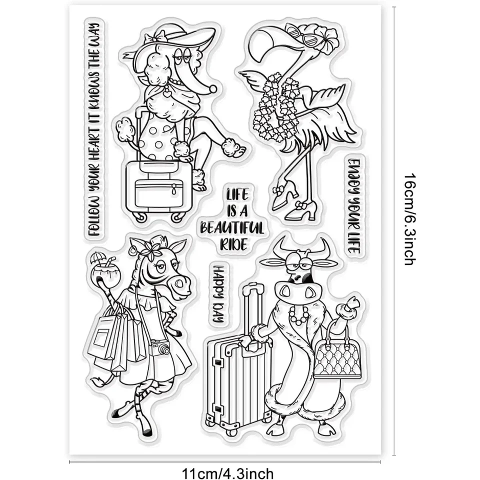 GLOBLELAND Tampons Transparents En Silicone Avec Motif Cheval - Pour