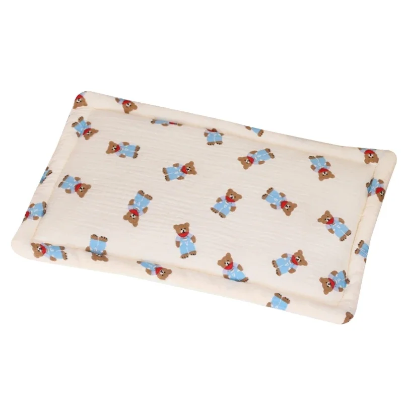 Soft & Breathable Newborn Pillow Cotton Baby Bedding Pillow Provide Comfortable Rest for Infants for Boys Girls Durable 4