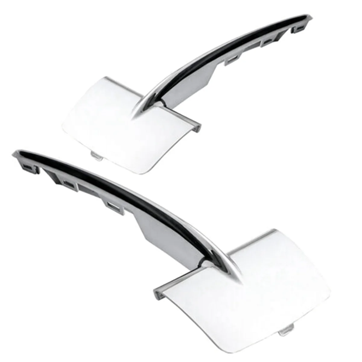 

2 шт., хромированные накладки на передний бампер для BMW F15 X5 2014-2018 51117325395,51117325396