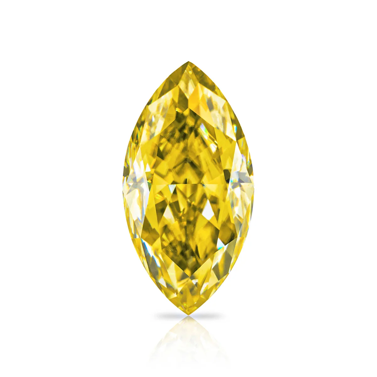 

Loose Gemstone Lemon Yellow Marquise Cut Moissanite Stone Brilliant D Color Lab Grown Diamond Beads GRA Certificated Wholesale