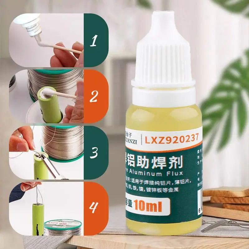 

10ml Flux Welding Supplies For Aluminum Welding Supplies For Aluminum Copper Battery Tin Iron Galvanized Sheets Stainless Steel