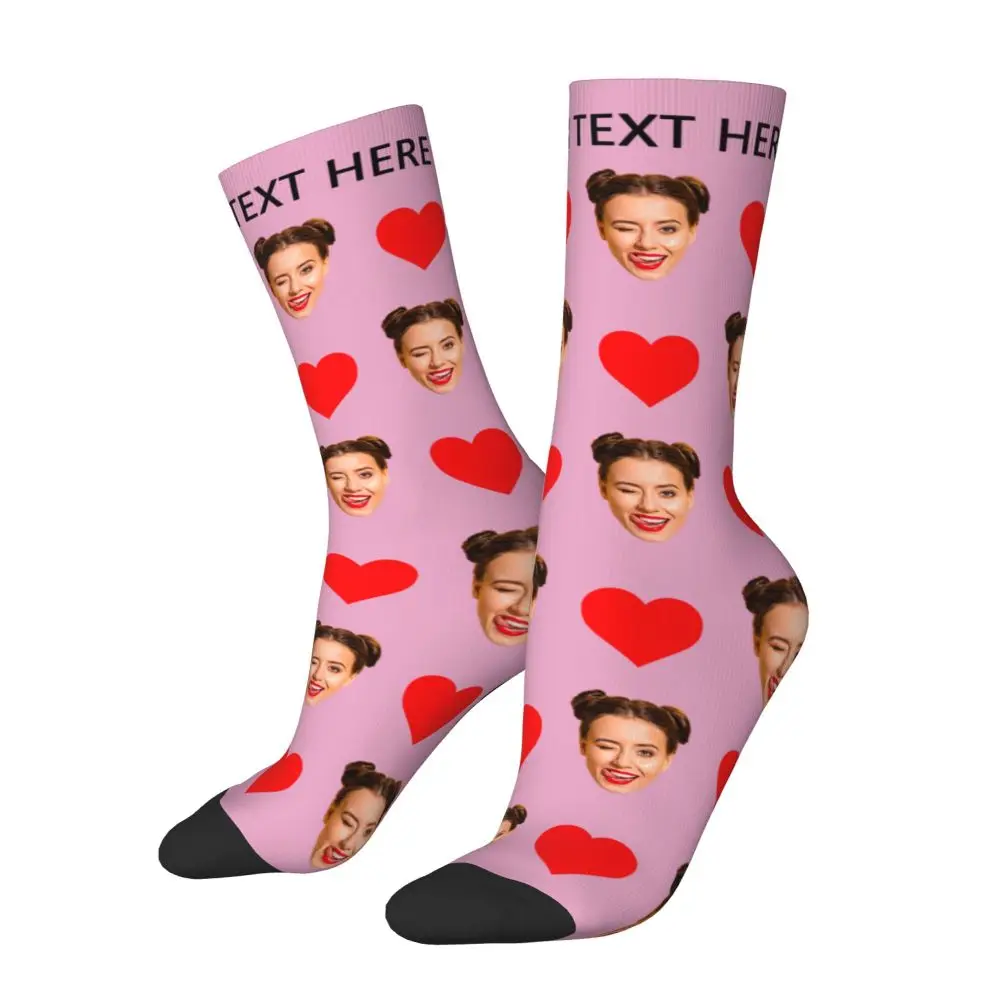 Personal Custom Avatar Printed Socks Cozy Sport Middle Tube Socks Cotton for Unisex Birthday Present 12 S57e7b22a2212467a883a089c8bba9847f