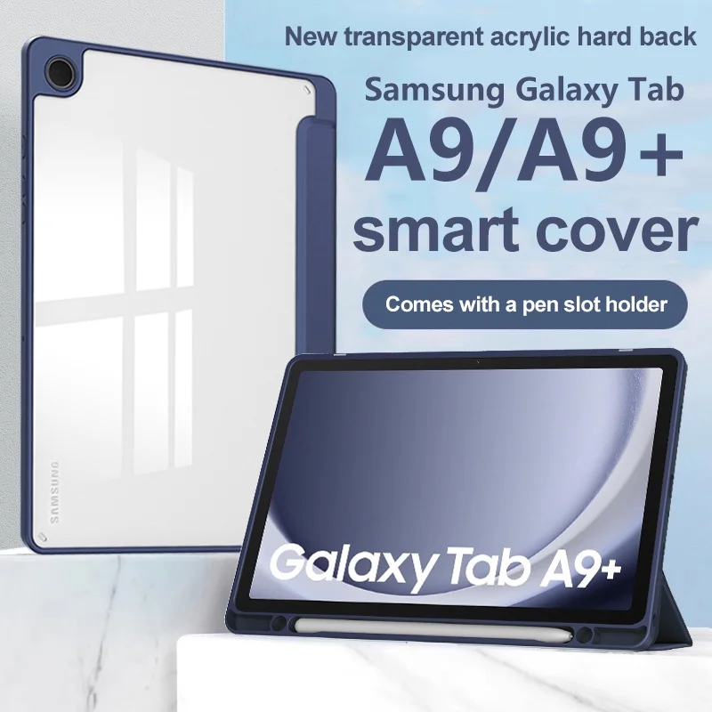 Custodia Protettiva Per Samsung Galaxy Tab Tab A9 8.7 A9 Plus A9 + 11 2023 Cover Per Tablet Con Slot Per Matita