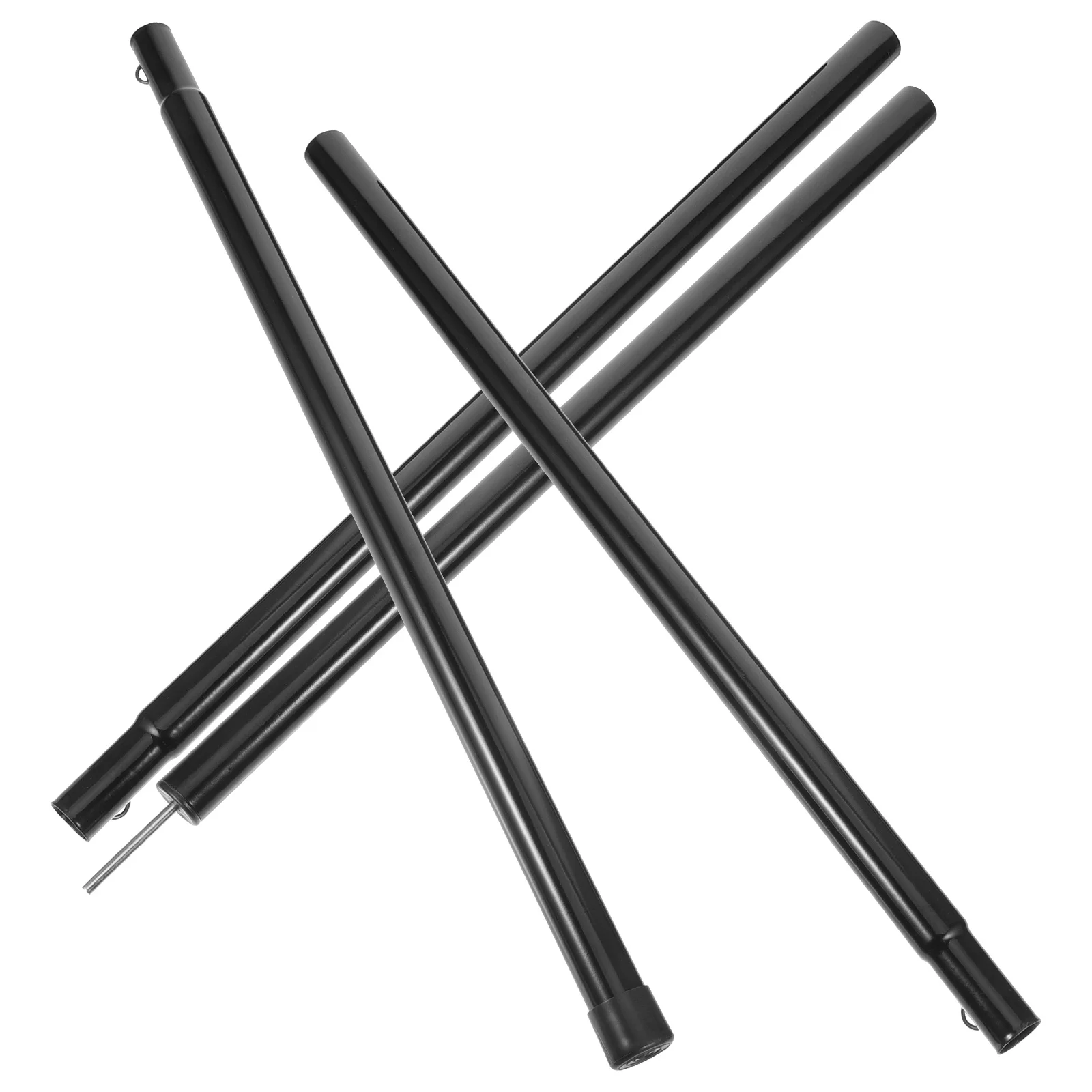 

4 Pcs Tent Support Pole Camping Rod An Fittings Canopy Rods Tarp Poles for Kit Series Metal