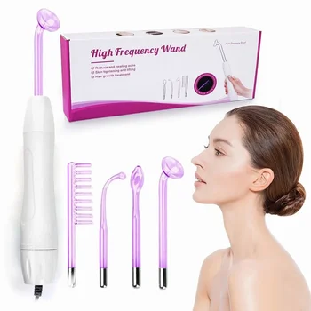 High Frequency Facial Machine Skin Spot Remover Portable Beauty Infrared Purple 1